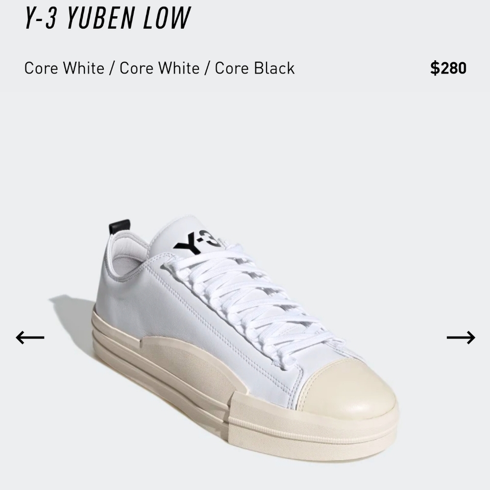 Adidas Y-3 Yuben Low Sneaks